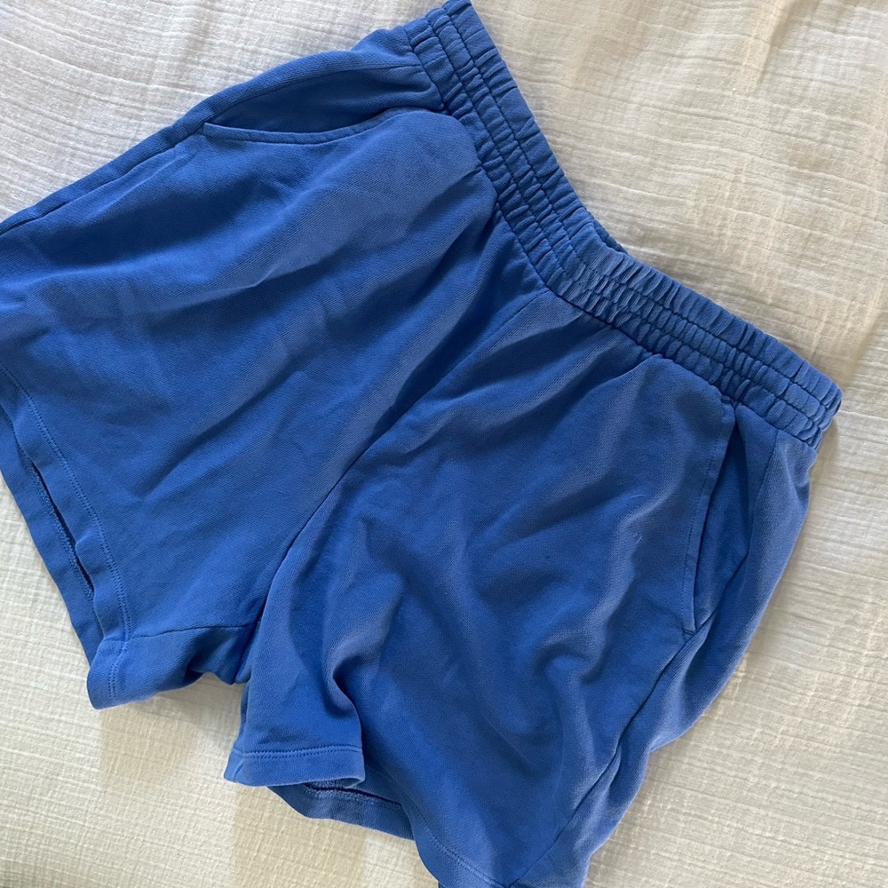 Old Navy Blue Athletic Shorts Lightweight Elastic Waist